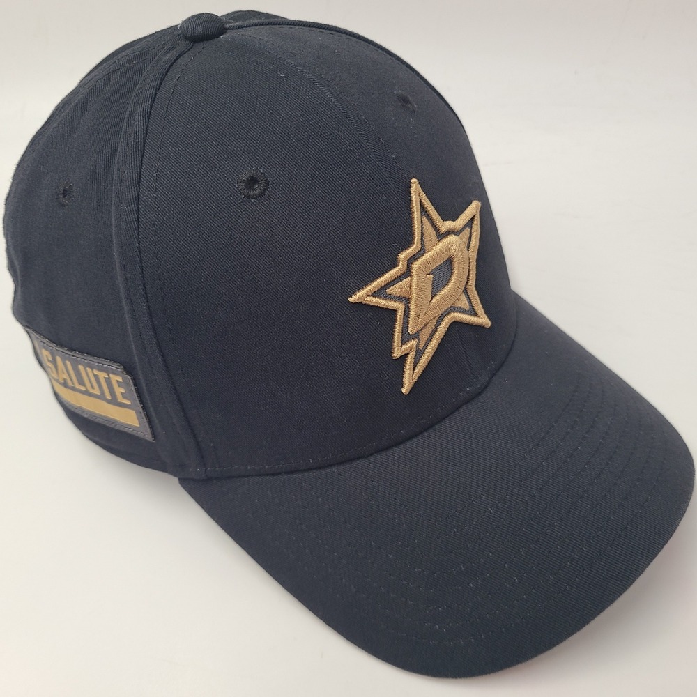 Dallas Stars Hat Snapback Fanatics Black Brown NHL Military Appreciation Salute